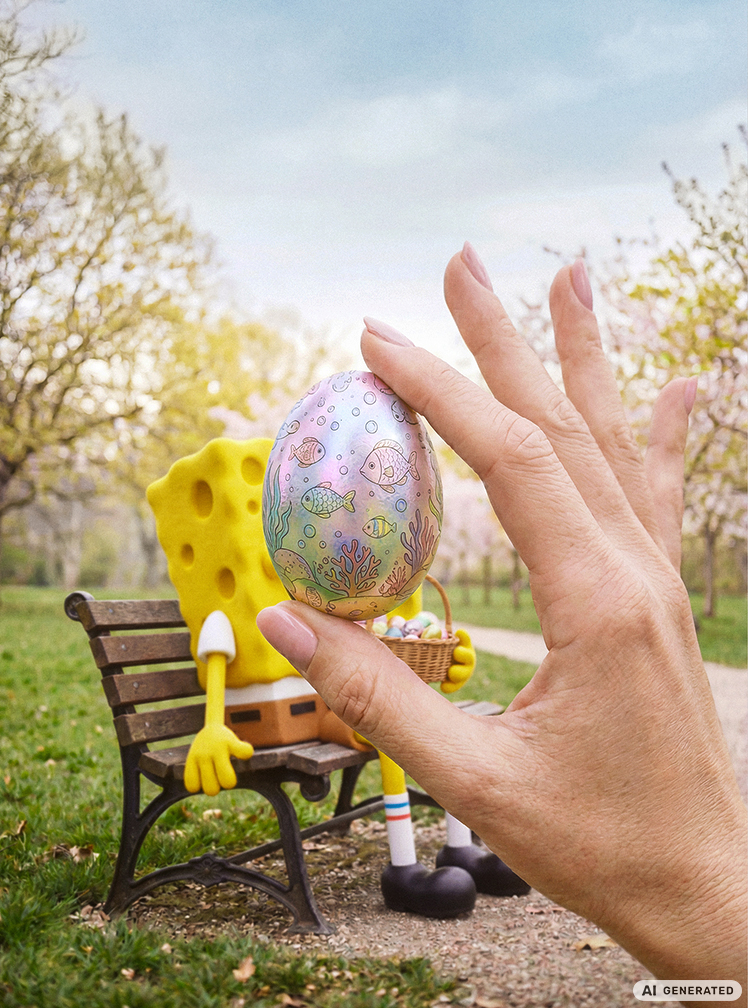 Wer versteckt die Ostereier diesmal?, KI-generiert